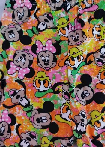 Renkli Baskılı Kız Çocuk Tayt - Görsel 2