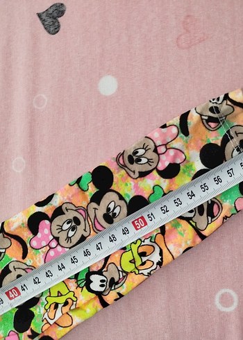 Renkli Baskılı Kız Çocuk Tayt - Görsel 4