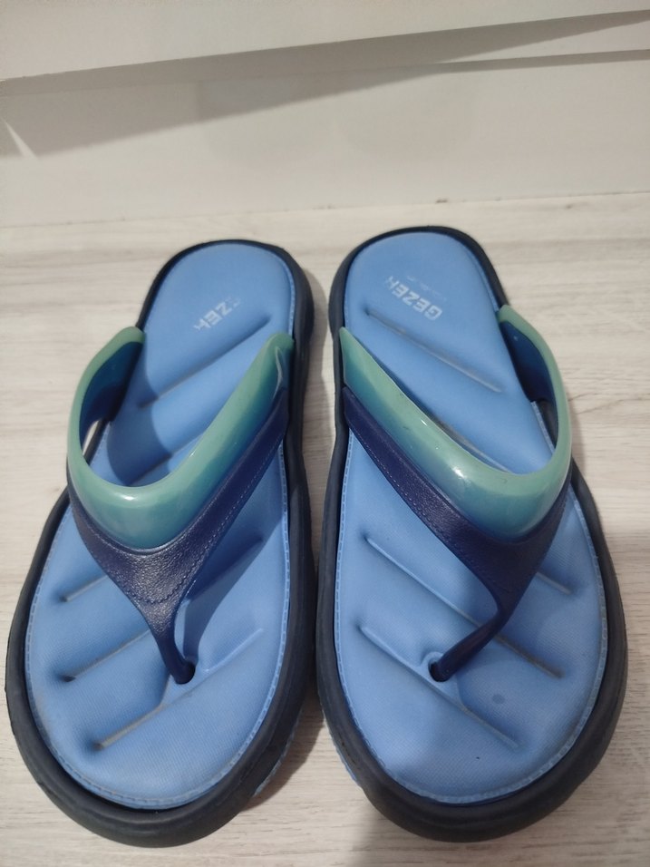 Mavi Erkek Plaj Terliği - Görsel 3