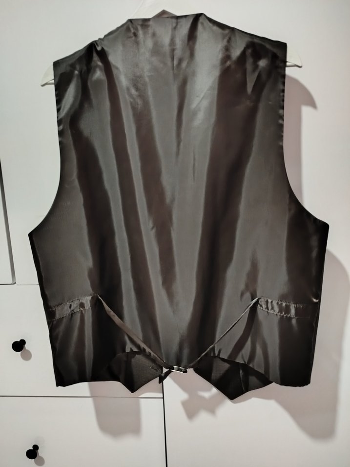 Erkek Siyah Takım Elbise Yeleği - Görsel 2