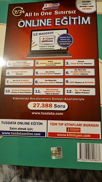  Beden Tusdata Klinisyen Küçük stajlar Soru Bankası 11.Baskı