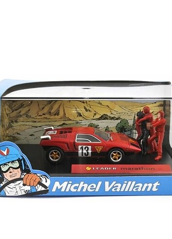  Beden Michel Vaillant 1:43 Fransız Yarış Araçı Kutusunda Nadir 