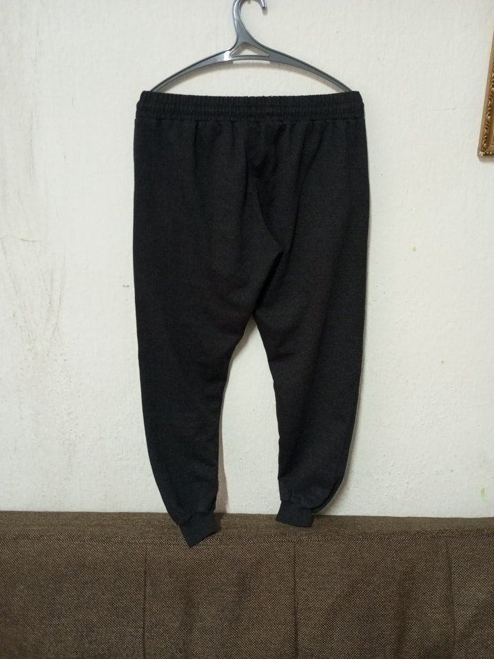 Siyah Erkek Rahat Kesim Eşofman Altı - Görsel 2