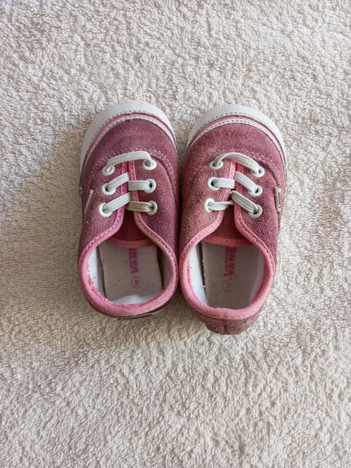 Kız Çocuk Pembe Cırtlı Spor Ayakkabı - Görsel 2