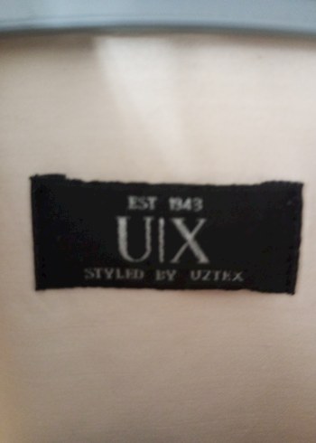 Bej Keten Erkek Gömlek, Uzun Kollu, Düğmeli - Görsel 3