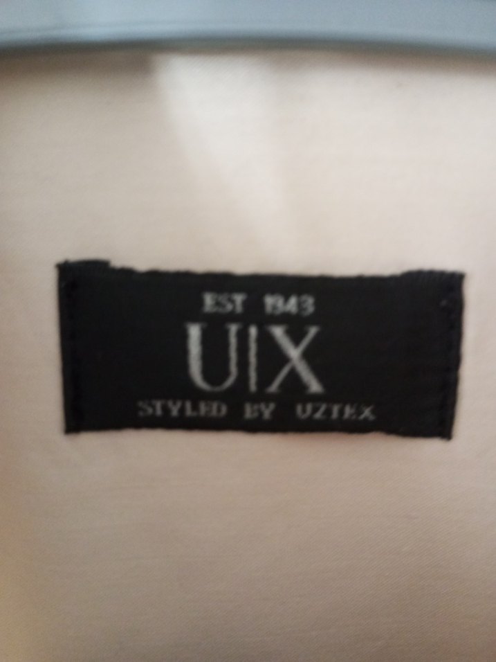 Bej Keten Erkek Gömlek, Uzun Kollu, Düğmeli - Görsel 3