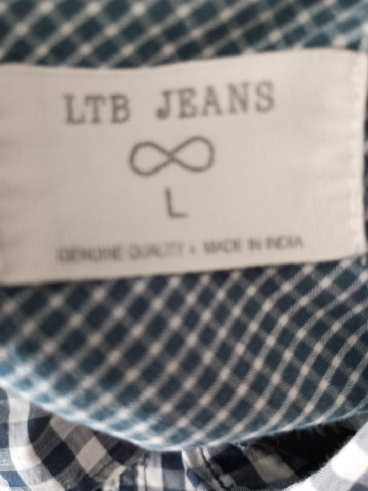 Gri Kareli Uzun Kollu Pamuklu Erkek Gömlek - Görsel 3