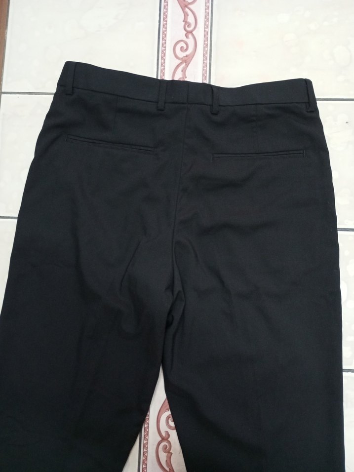 Erkek Siyah Ofis Pantolonu Regular Fit - Görsel 3