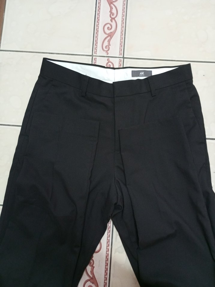 Erkek Siyah Ofis Pantolonu Regular Fit - Görsel 2