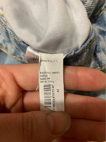 36 Beden Kot pantolon