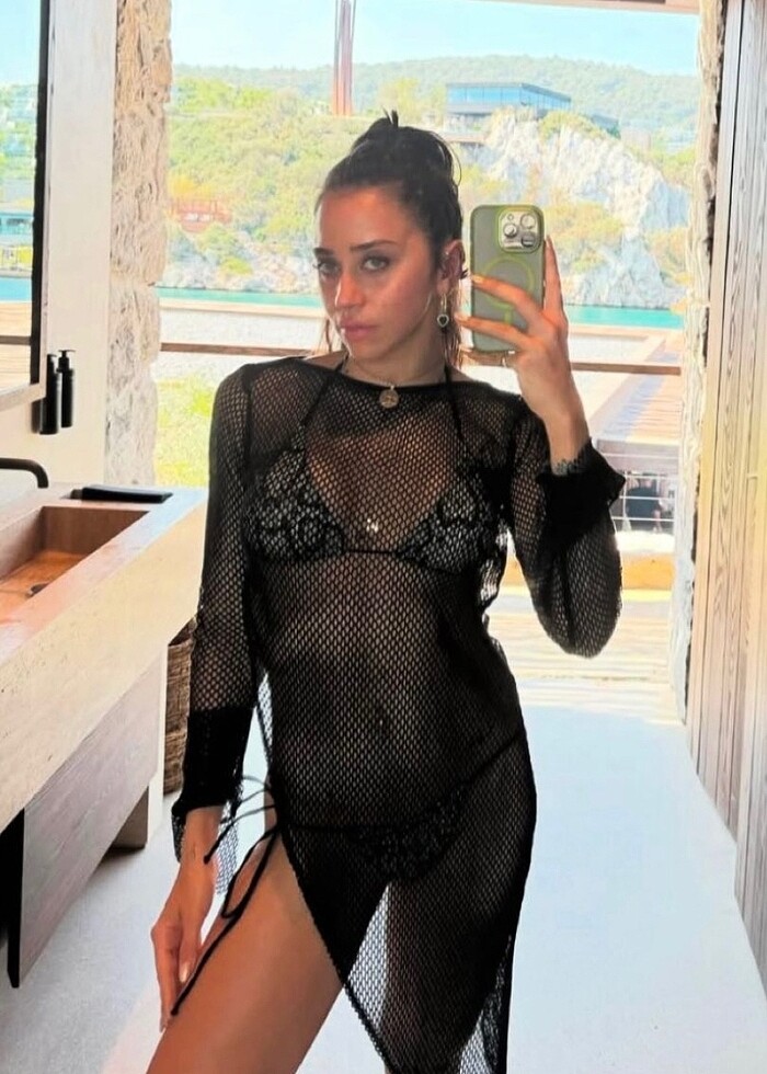 File Yazlık Plaj Elbisesi - Görsel 2