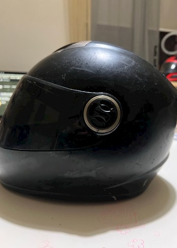 Siyah Vizörlü kask - Görsel 3