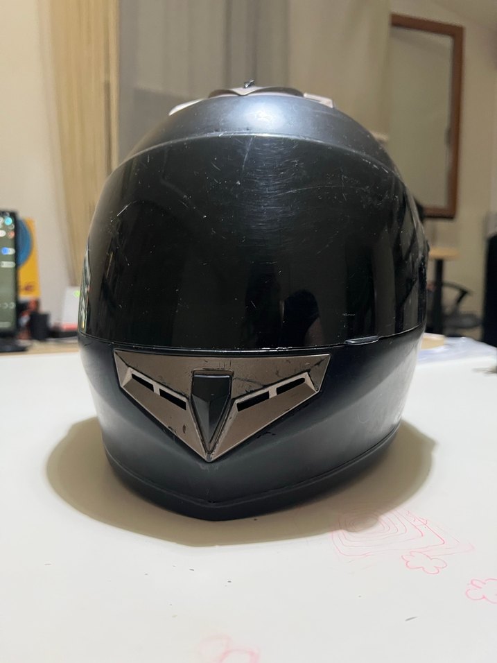 Siyah Vizörlü kask - Görsel 4