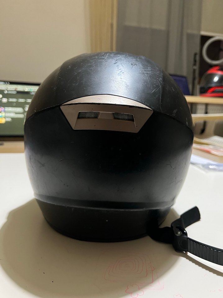 Siyah Vizörlü kask - Görsel 2