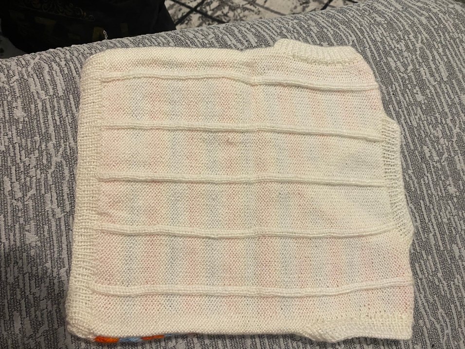 Renkli Bohem Desenli Çocuk Triko Süveter - Görsel 2