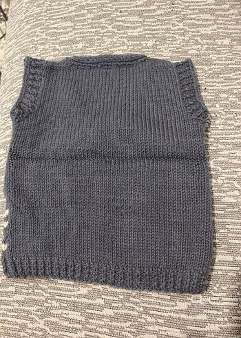 Erkek Çocuk V Yaka Örgü Süveter - Görsel 2