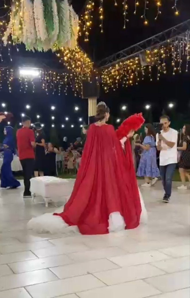 gelinlik üstü kına pelerini - Görsel 2