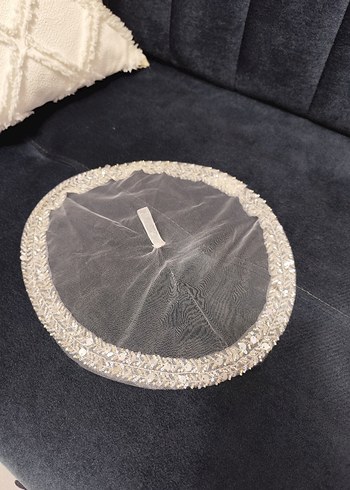 beyaz gelin halay mendili - Görsel 3