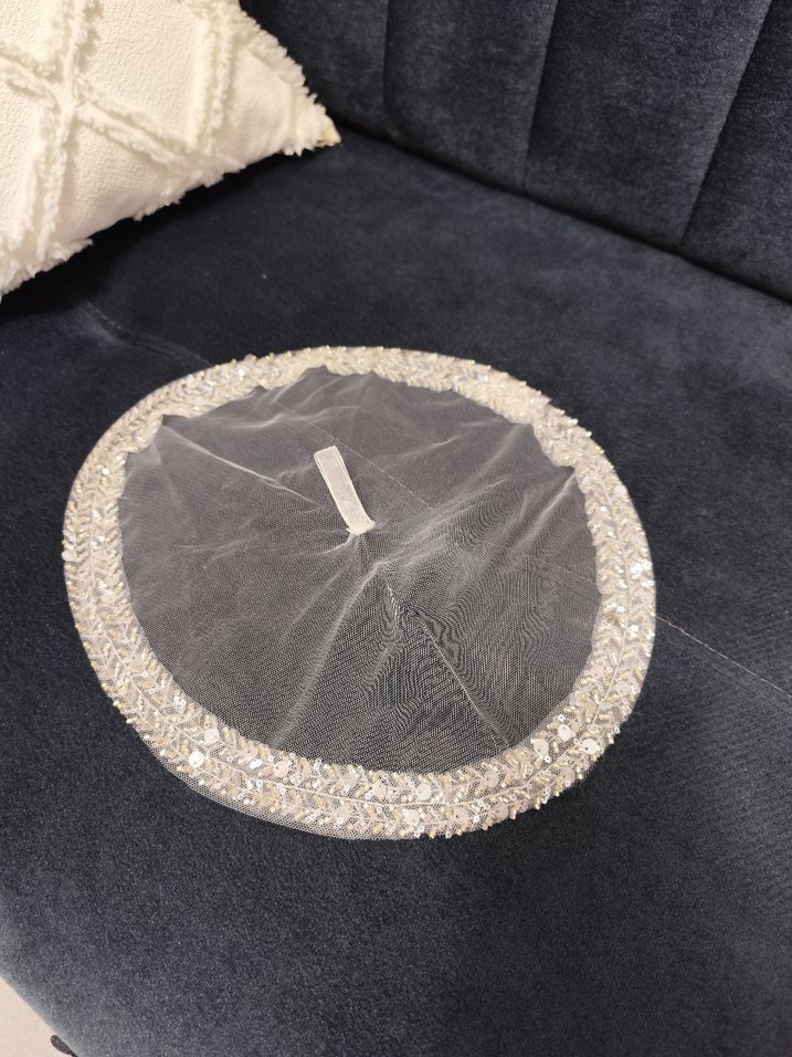 beyaz gelin halay mendili - Görsel 3