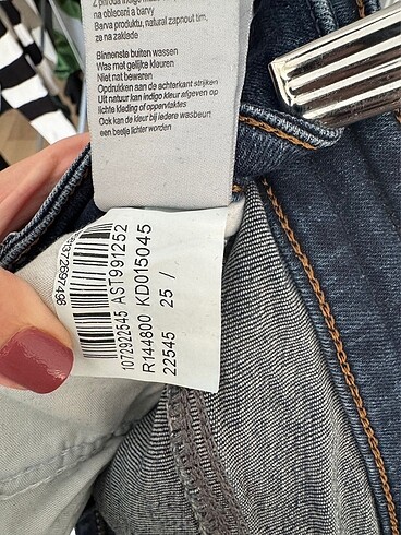 Mavi Jeans Mavi Kot Dar Paça Pantolon