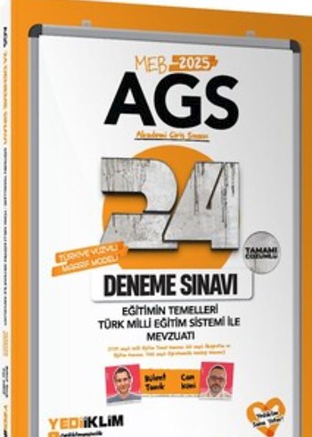 MEB 2025 AGS 24 Deneme Sınavı
