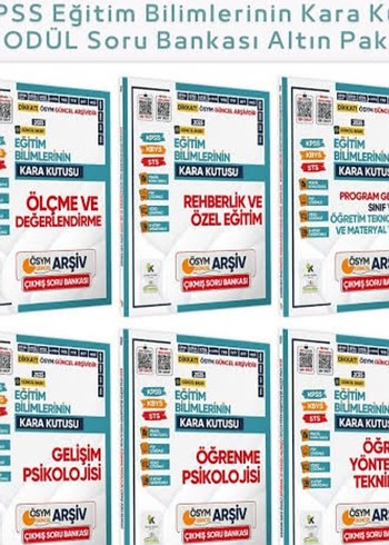 Eğitim Bilimlerinin Kara Kutusu Soru Bankası Seti