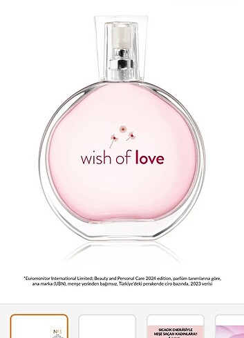 Avon wish of love parfüm