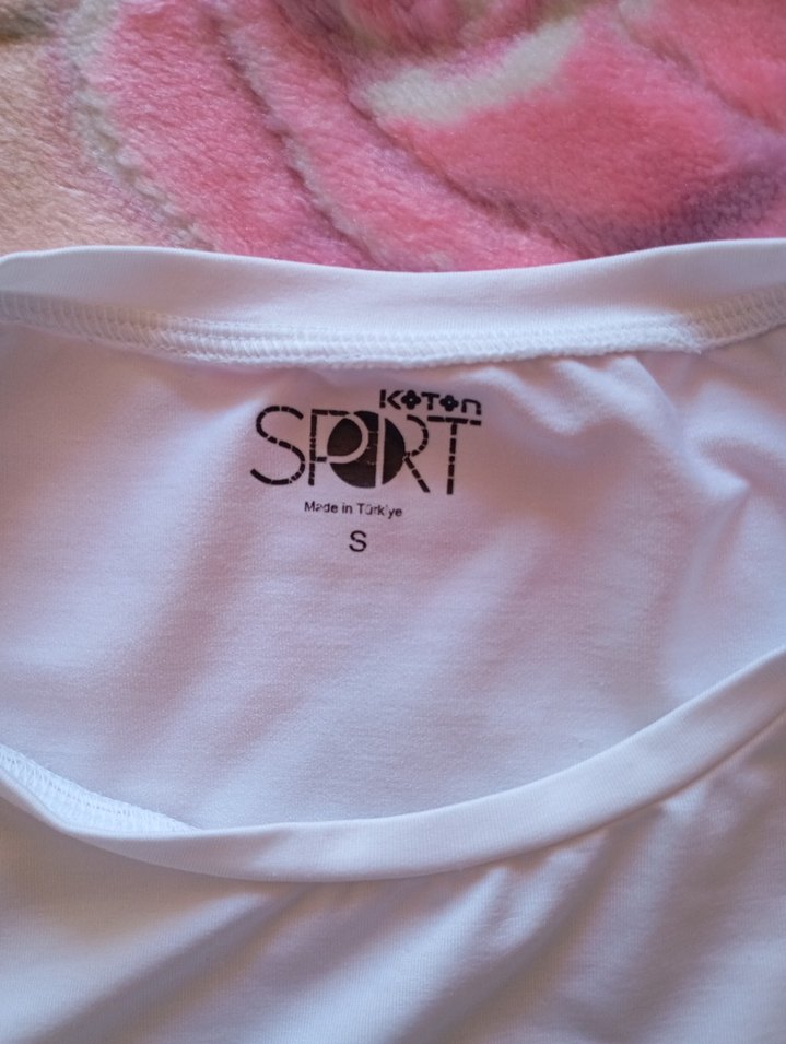 Beyaz ,Spor tişörtu - Görsel 3