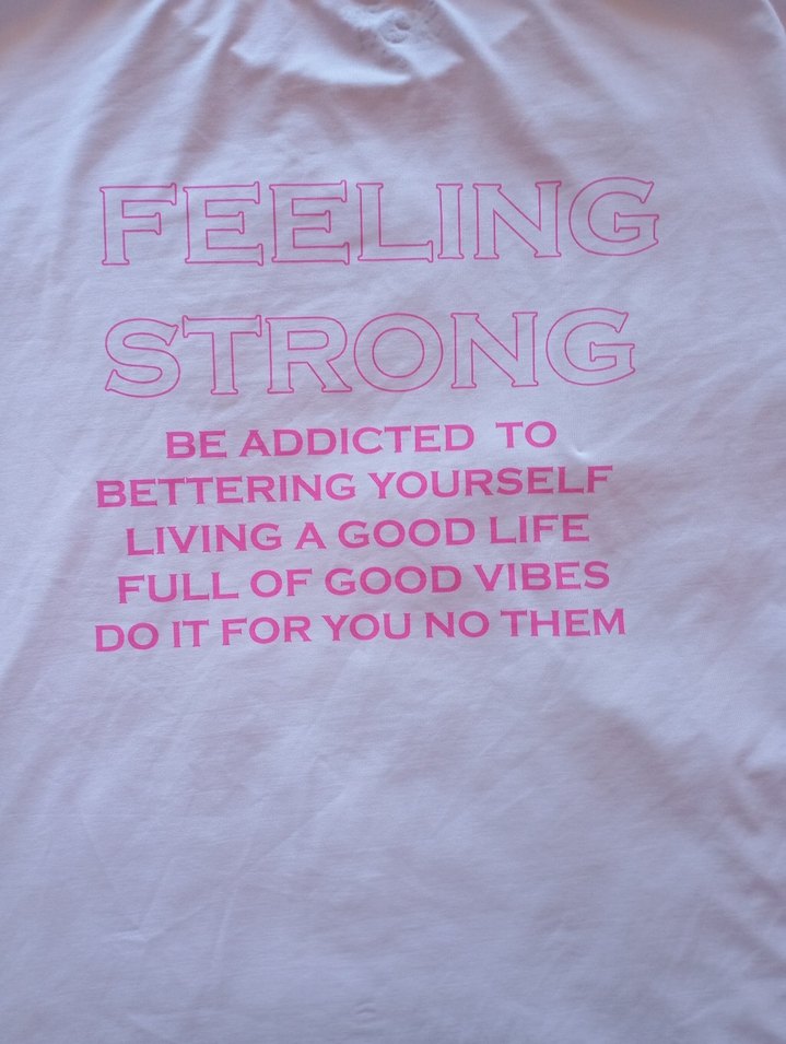 Beyaz ,Spor tişörtu - Görsel 2