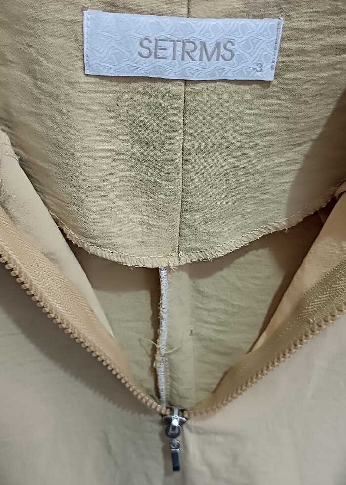 SETRMS Kapüşonlu Sarı Tunik - Görsel 4