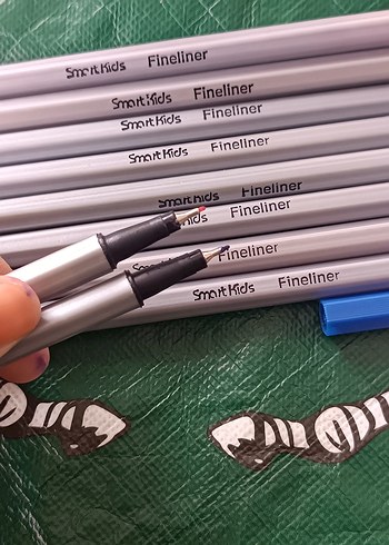 Renkli 10'lu İnce Uçlu Kalem Seti - Görsel 5