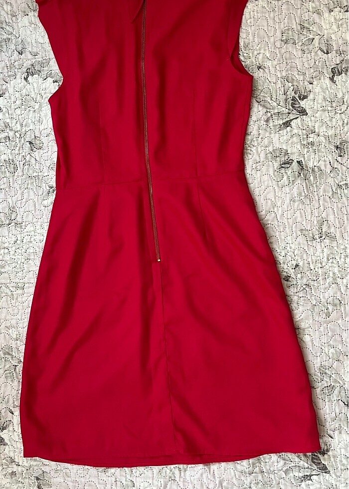 Fuşya renkli elbise - Görsel 2