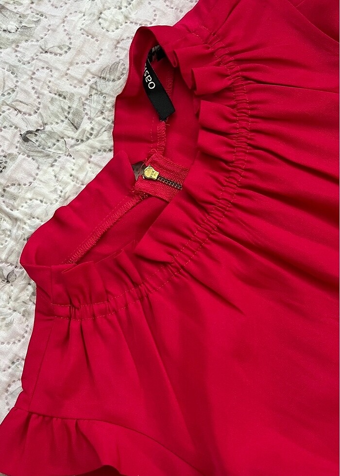 Fuşya renkli elbise - Görsel 4