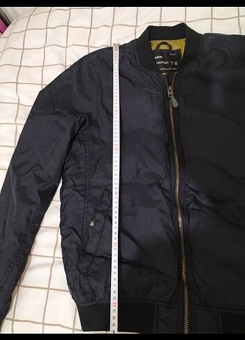 l Beden siyah Renk Bomber ceket