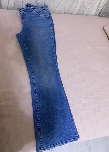 Mavi Jeans Kadın Parlak Mavi Midi Denim Pantolon