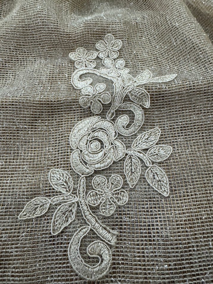 Nakış İşlemeli gold büyük kese - Görsel 2