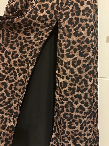 Topshop Leopar elbise yeni