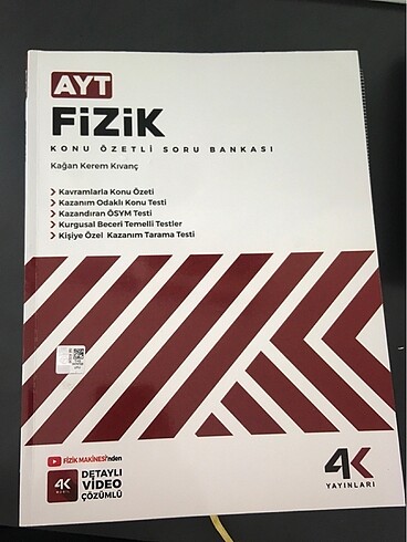4K ayt fizik soru bankası