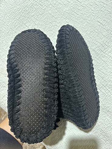 el yapımı örgü panduf - Görsel 4