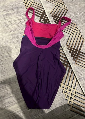 Sportive Mor Strappy Atletik Kadın Mayo - Görsel 2