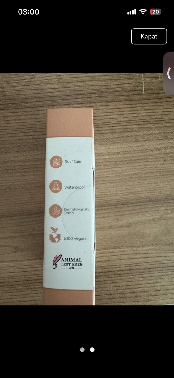 ISiNOZ SPF50 Tonlu Güneş Koruyucu Sıvı - Görsel 2