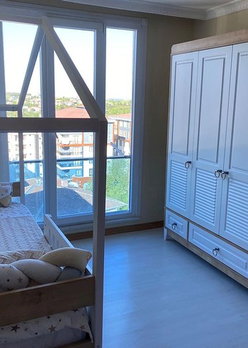 Beyaz Bebek Beşiği ve Sepeti - Görsel 2