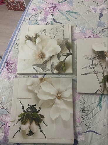 Ikea üçlü tablo