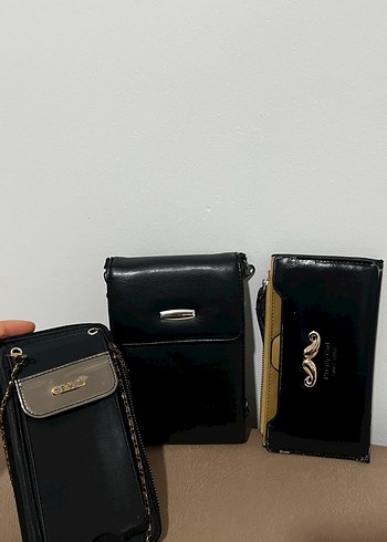 Siyah Deri Kadın Cüzdanı - Görsel 2