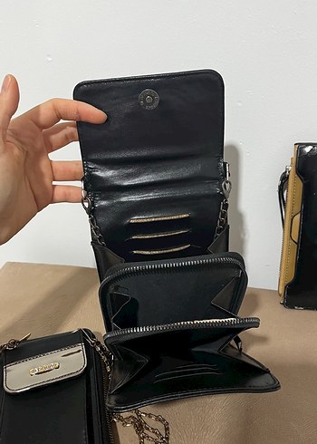 Siyah Deri Kadın Cüzdanı - Görsel 3