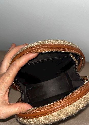 Yuvarlak Hasır Çanta - Görsel 2