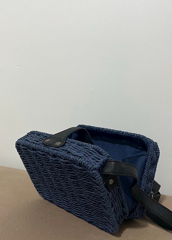 Mavi Bohem Kemerli Çanta - Görsel 4