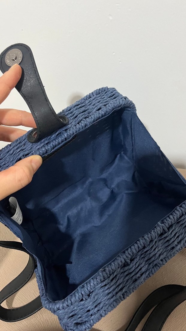 Mavi Bohem Kemerli Çanta - Görsel 3