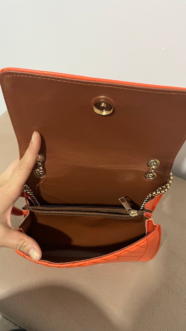 Turuncu Beymen Çanta - Görsel 2