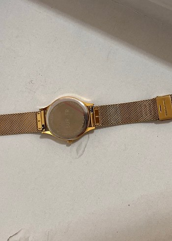 BurKer Altın Renkli Kadın Kol Saati - Görsel 3